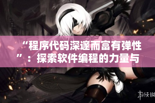 “程序代码深邃而富有弹性”：探索软件编程的力量与美感