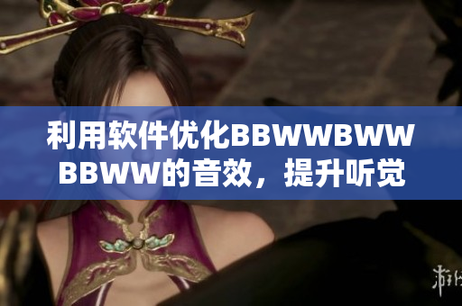 利用软件优化BBWWBWWBBWW的音效，提升听觉享受