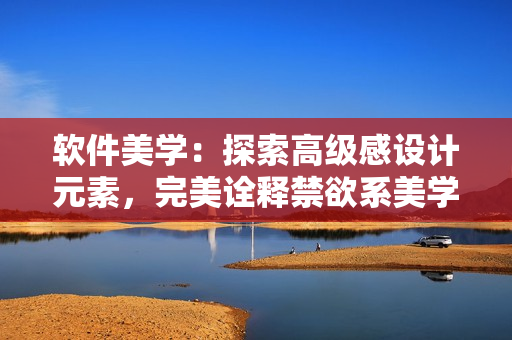 软件美学：探索高级感设计元素，完美诠释禁欲系美学