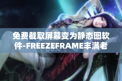 免费截取屏幕变为静态图软件-FREEZEFRAME丰满老师