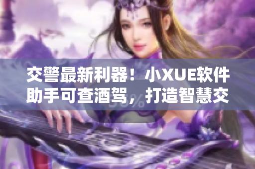 交警最新利器！小XUE软件助手可查酒驾，打造智慧交通新时代！