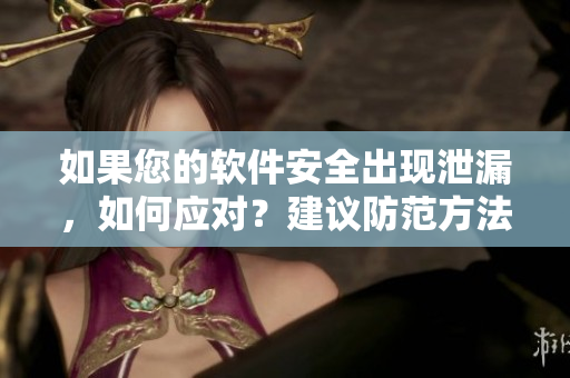 如果您的软件安全出现泄漏，如何应对？建议防范方法分享
