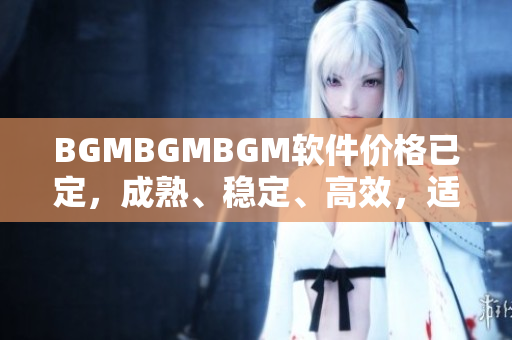 BGMBGMBGM软件价格已定，成熟、稳定、高效，适合各种企业规模使用