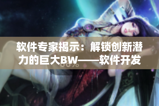 软件专家揭示：解锁创新潜力的巨大BW——软件开发新纪元