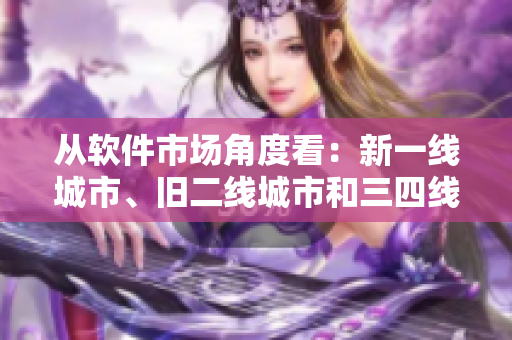 从软件市场角度看：新一线城市、旧二线城市和三四线城市的软件消费趋势