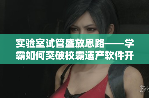 实验室试管盛放思路——学霸如何突破校霸遗产软件开发中的困惑