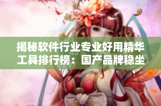 揭秘软件行业专业好用精华工具排行榜：国产品牌稳坐前三