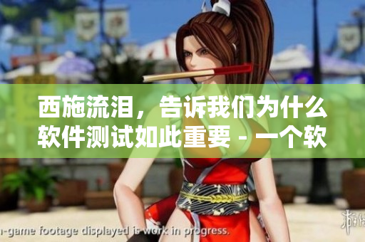 西施流泪，告诉我们为什么软件测试如此重要 - 一个软件测试编辑的思考