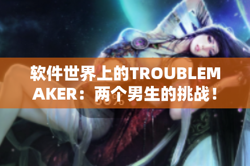 软件世界上的TROUBLEMAKER：两个男生的挑战！