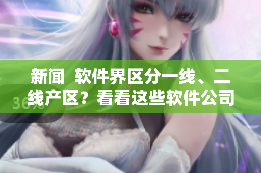 新闻  软件界区分一线、二线产区？看看这些软件公司如何应对了解一下