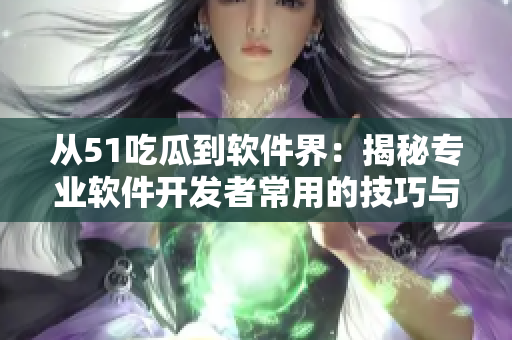 从51吃瓜到软件界：揭秘专业软件开发者常用的技巧与工具