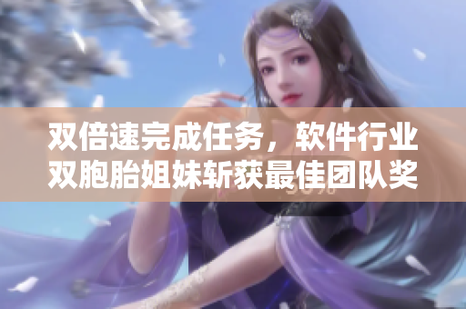 双倍速完成任务，软件行业双胞胎姐妹斩获最佳团队奖