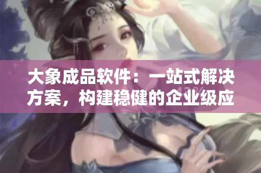 大象成品软件：一站式解决方案，构建稳健的企业级应用程序