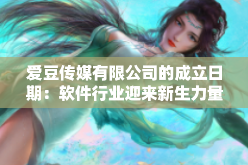 爱豆传媒有限公司的成立日期：软件行业迎来新生力量！