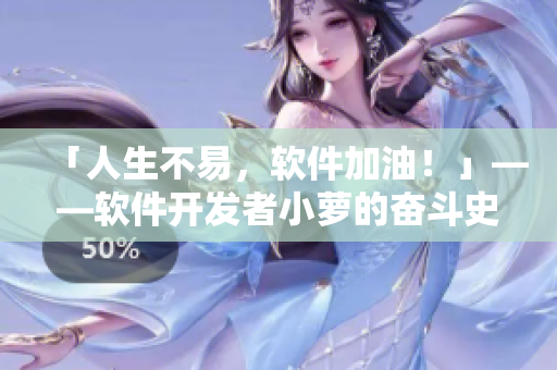 「人生不易，软件加油！」——软件开发者小萝的奋斗史