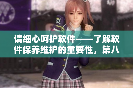 请细心呵护软件——了解软件保养维护的重要性，第八集