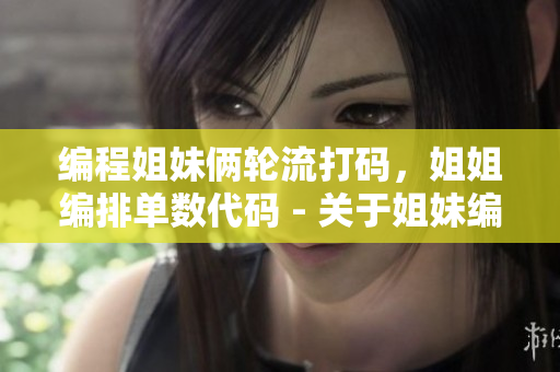 编程姐妹俩轮流打码，姐姐编排单数代码 - 关于姐妹编写软件的故事