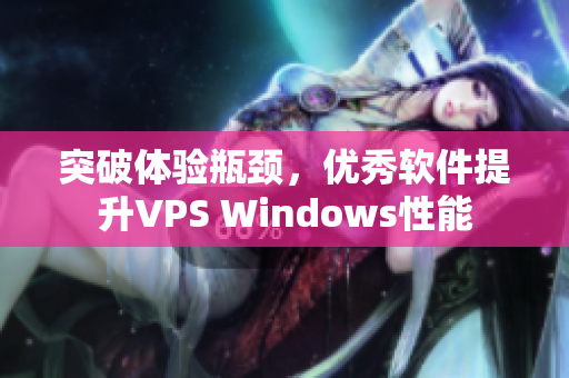 突破体验瓶颈,优秀软件提升VPS Windows性能