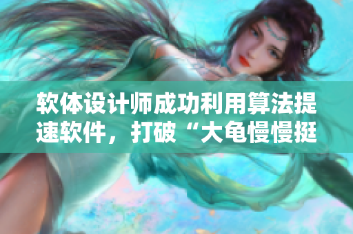 软体设计师成功利用算法提速软件，打破“大龟慢慢挺进”效应