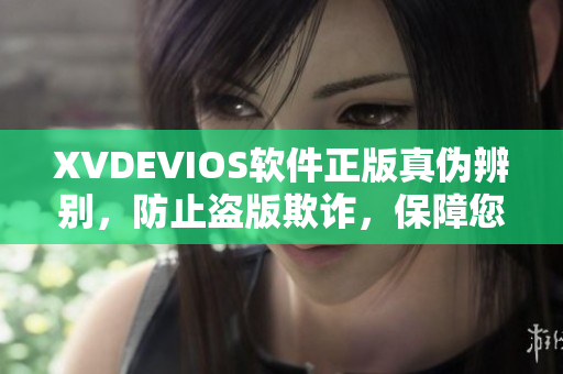 XVDEVIOS软件正版真伪辨别，防止盗版欺诈，保障您的电脑安全