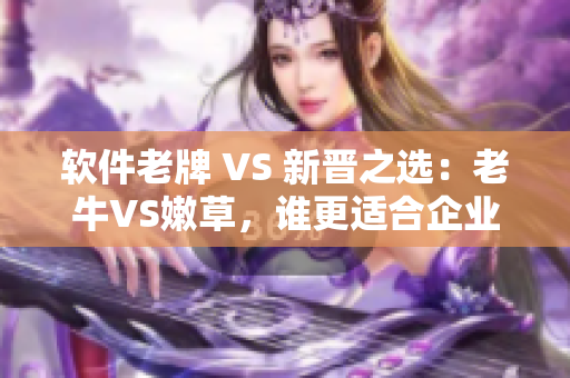 软件老牌 VS 新晋之选：老牛VS嫩草，谁更适合企业运营？