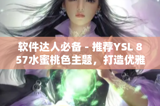 软件达人必备 - 推荐YSL 857水蜜桃色主题，打造优雅美观的界面