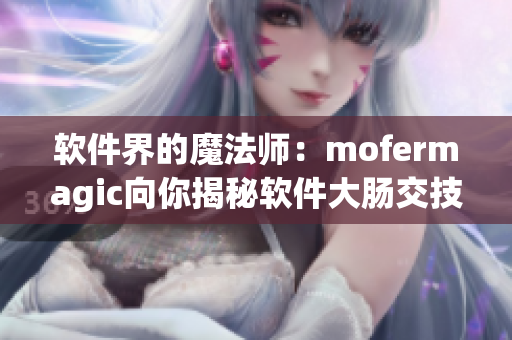 软件界的魔法师：mofermagic向你揭秘软件大肠交技巧